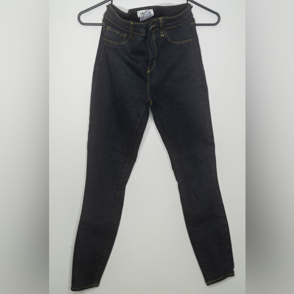 L’AGENCE Harlem Blends High Line Blush Distressed Skinny Jeans Size 25 *NEW* main image 1